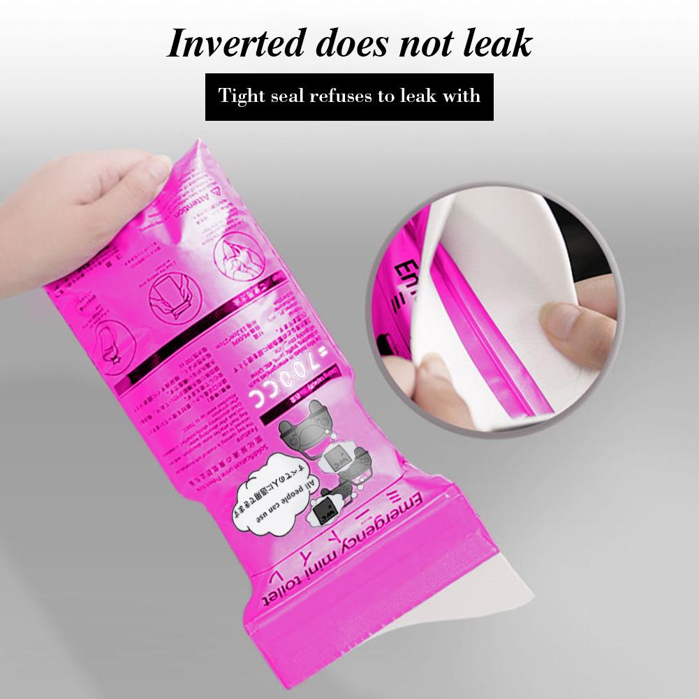 6/1PCS 700ml car urinal portable urine collector man outdoor portable urine bag female urinal Camping Emergency Easy urinal