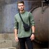 Chest Bag Military Trekking Pack EDC Sports Bag Shoulder Bag Crossbody Pack Assault Pouch for Hiking Cycling Campinga