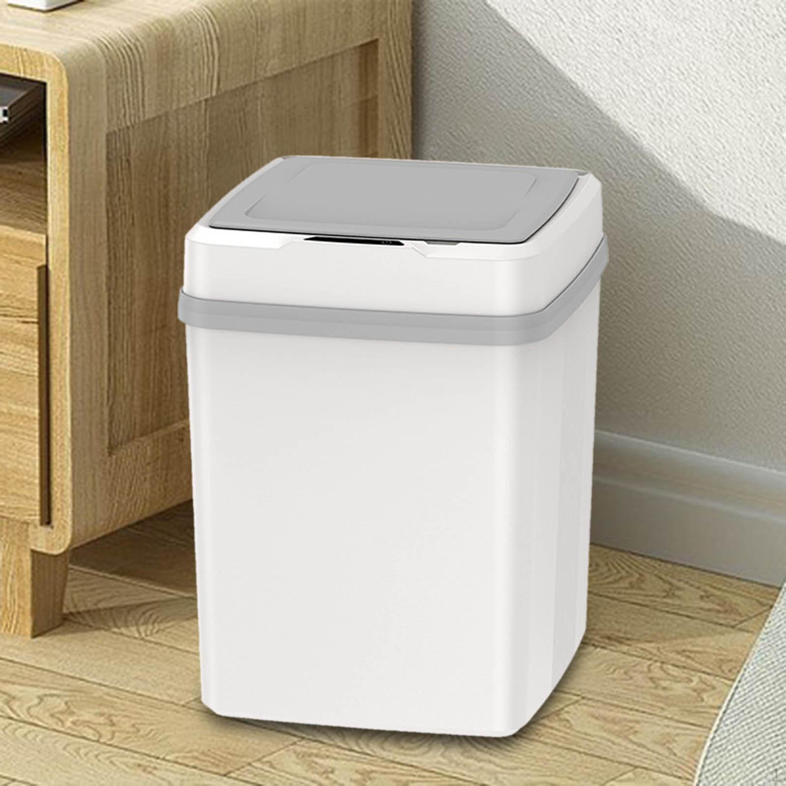 

Кухонный мусорный бак с датчиком движения, 12 литров, зарядка через USB для гостиной белый