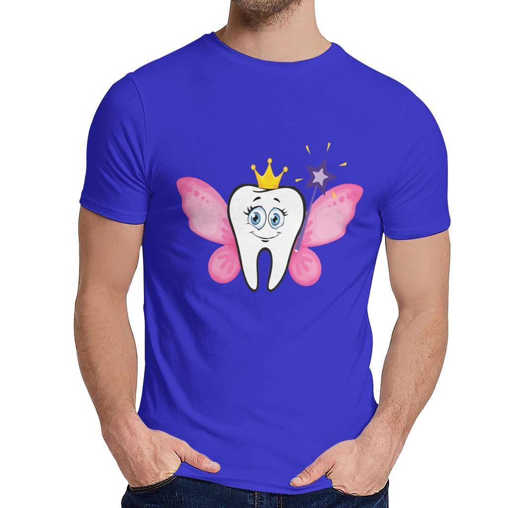 Design Cute Tooth Fairy Dentist Dental Dentistry Hygienist T Shirt Man Summer Cool Man 100
