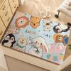 New Cartoon Silk Ring Door Floor Mat Household Door Carpet Porch Non-Slip Can Be Cut Wear-Resistant Foot Mat