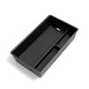 Dla Xpeng P7+ 2024 2025 Akcesoria Organizer na Konsolę Środkową Tacka ABS Czarny Schowek w Podłokietniku Dodatkowe Miejsce do Przechowywania Sortownik Pudełko do Uporządkowania