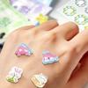 Drop Glue 3D DIY Crystal Stickers Whale Relief Ornament Stickers Cartoon Stacking Stickers  Office