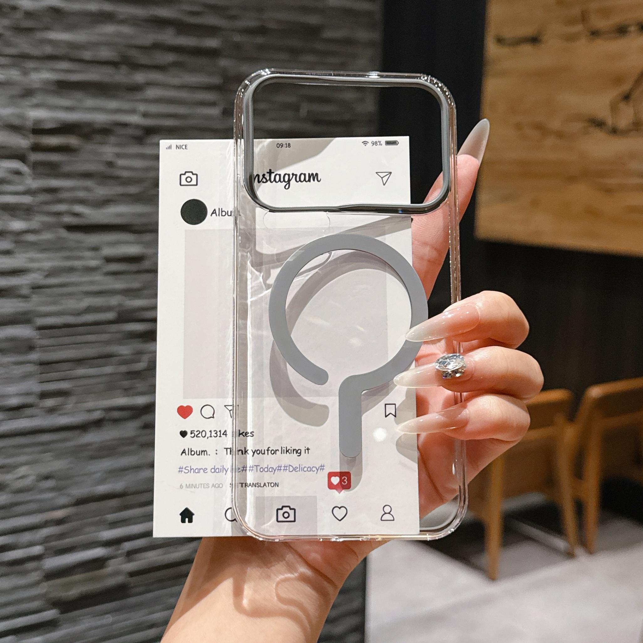 Clear Transparent Magnetic PC Hard Phone Case Slim Minimalist Protective Cover For Xiaomi 17 Pro Max 17Pro 15 Ultra 15Pro 14 Xiaomi 14 темно-серого