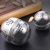 Stainless Steels Teas Infuser with Rope Chain Teapot Teas Filter Teas Leaves Spices Ball Strainer Loose Leaves Spices Strainer