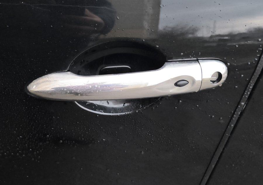 Handle Pads (4 Pcs., Stainless Steel) Without Chip, OmsaLine - Italian Stainless Steel for Renault Scenic/Grand 2009-2016