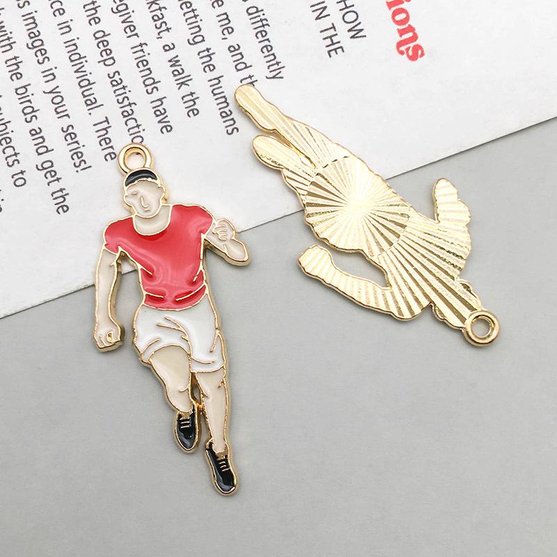 Korean Style Soccer World Cup Jersey Keychain & DIY Bracelet Pendant