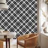 Wallpaper Black and white checkered gray and graphite 50x1000