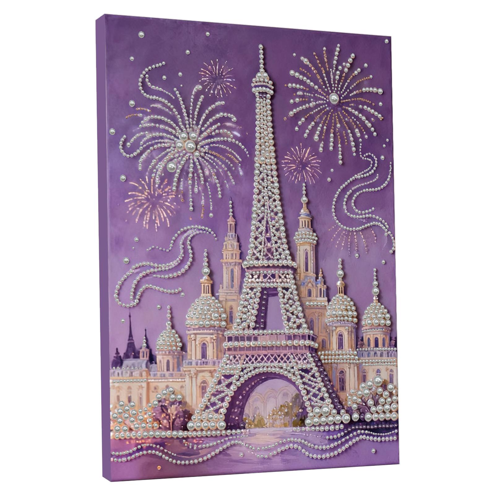 

DIY Pearl Painting Kit for Adults Beginners Home Wall Decor Pearl Gem Paintings Picture Arts Craft With Frame 30x40cm