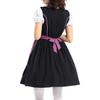 Women's Vintage Dress Solid Color Patchwork Cosplay Dresses
