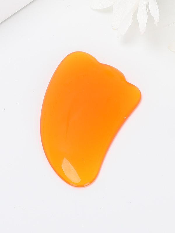 

Heart-Shaped Amber Resin Gua Sha Board Massager and Nose Scraper