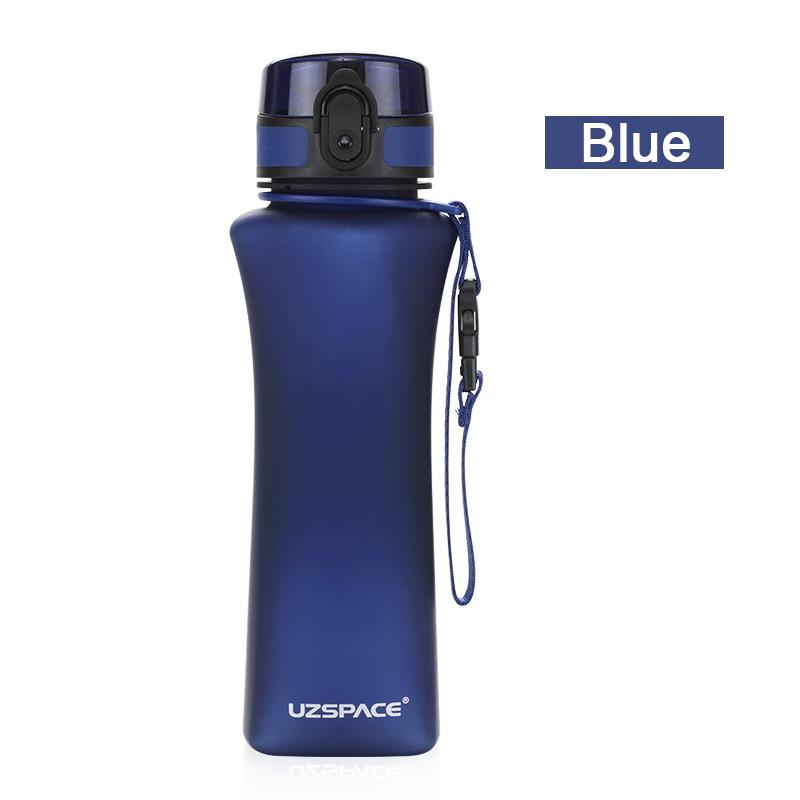 UZSPACE Sports Water Bottles BPA Free Portable Frosted Creative Shaker Drink Bottle Couples Kids Outdoor Travel Cup 350ml