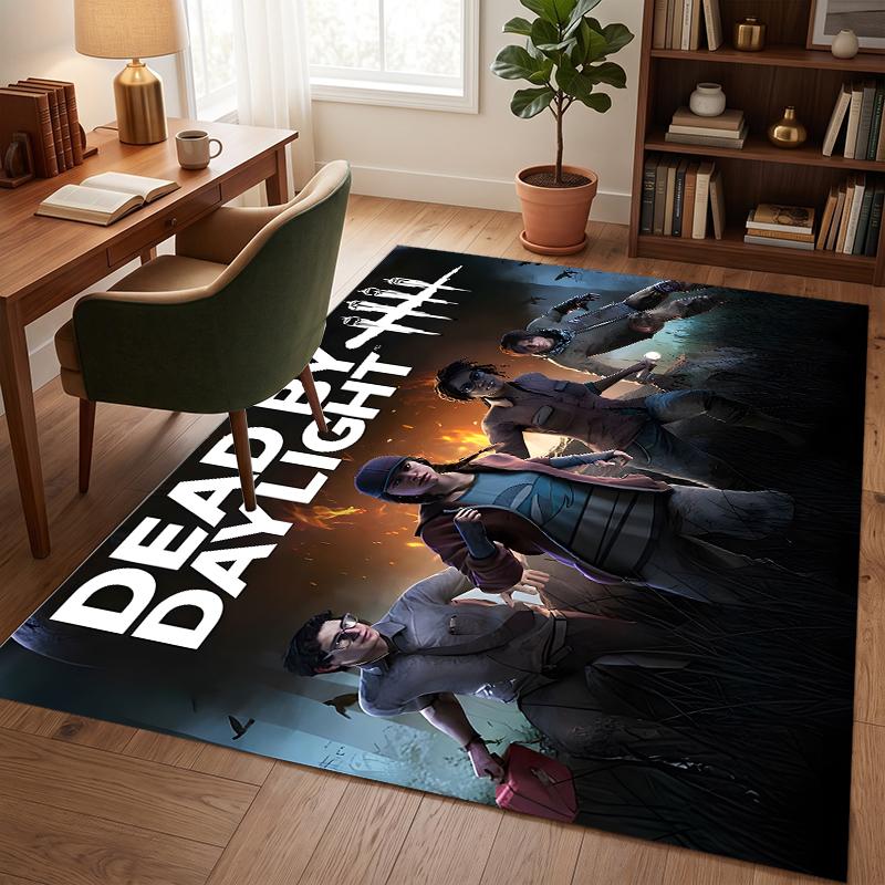 Dead By Daylight (1) Office Rug Elegant Floor Rug for Office Living Room Bedroom and Indoor Home Spaces