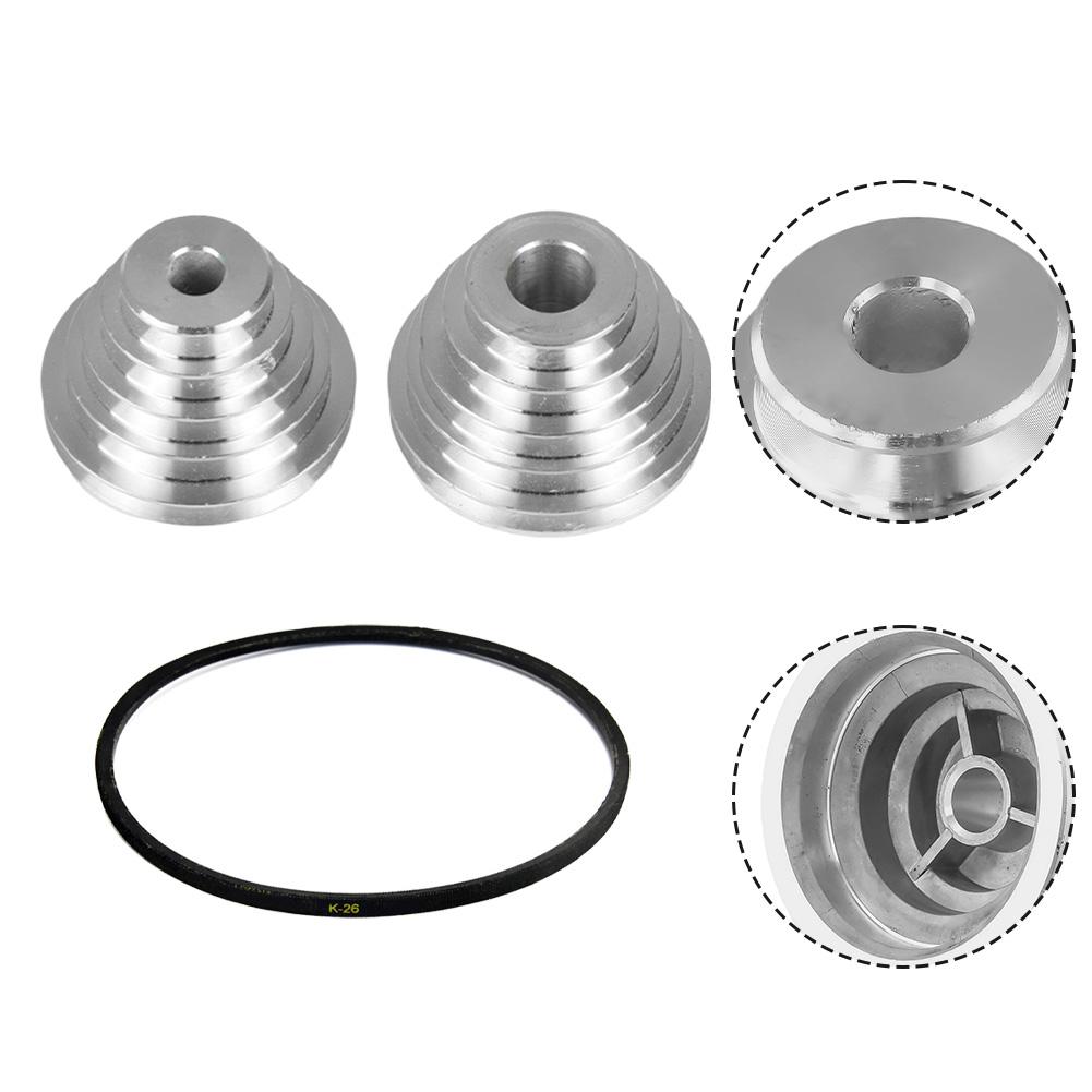 Aperture 14mm Pagoda Pulley Wheel Transmission Wheel V Type Belt Set