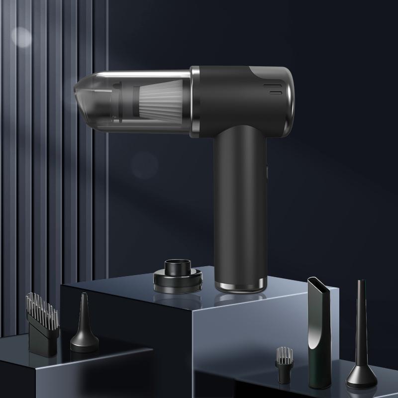 

Car and home dual-purpose cordless vacuum cleaner, 3-in-1 rechargeable powerful handheld vacuum cleaner, 2000*2 battery чорний