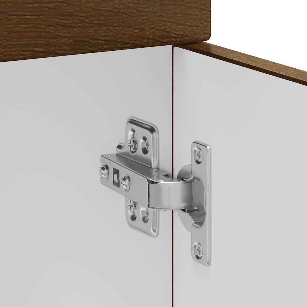 Kalmar Kitchen Base Cabinet Brown Oak Effect Particleboard