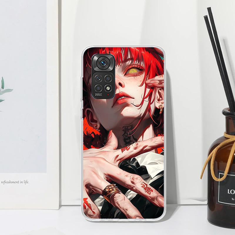 C-Chainsaw Mans Makima Phone Case For Xiaomi Redmi Note 15 13 14S 14 Pro Plus 12S 11S 10S 12 11E 10 11T Art Fundas Back Cover Re