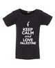 Keep Calm And Love Palestine Country People Patriotic Toddler Kids T-Shirt Tee Unisex T-Shirt