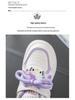 Girls' 2026 Spring/Autumn Breathable Cartoon Sneakers - Thick Sole, Non-Slip, Casual Running Shoes