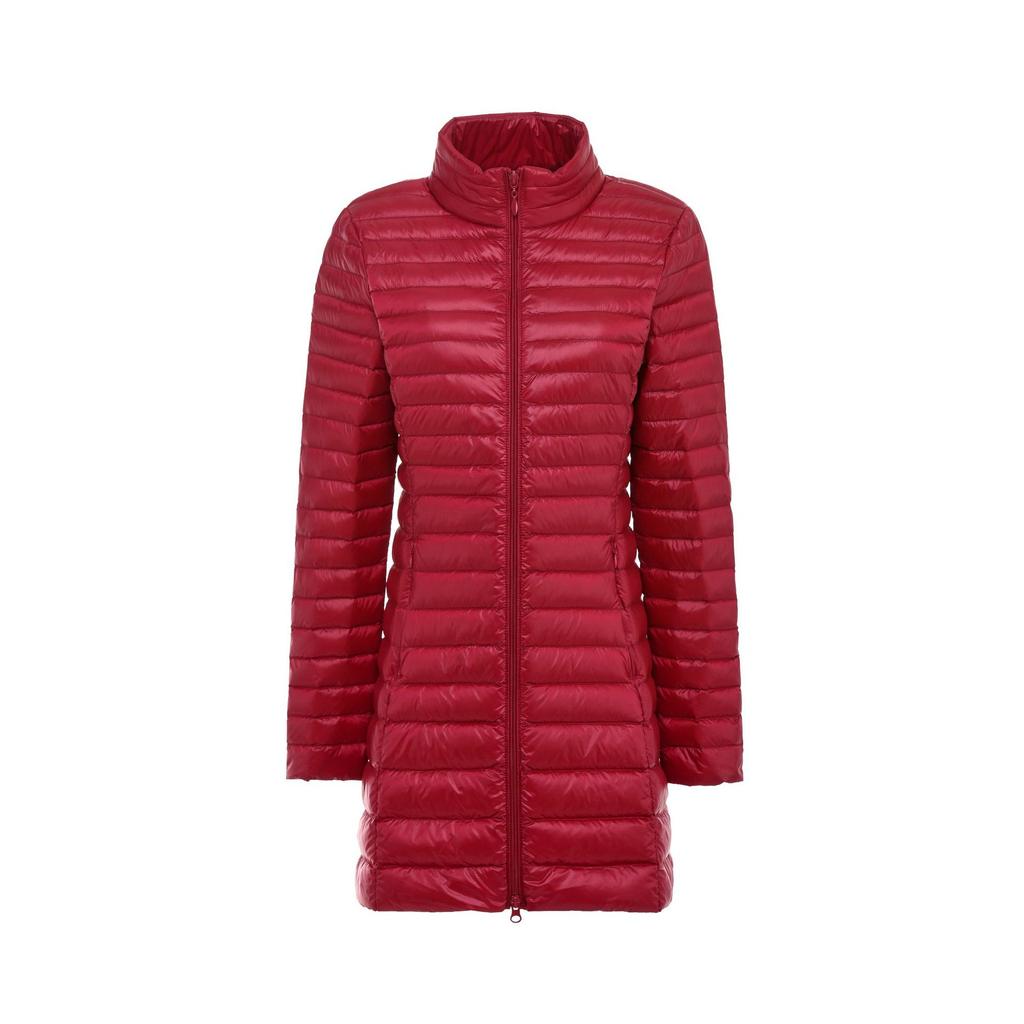 Spring and Autumn Lightweight Down Jacket Women's Stand Collar Slim Short Jacket
