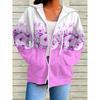 Women's Zipper Hoodie Printed Cross-Border Fashion Spring Casual Comfortable Sweatshirt Female Customers' Favorite