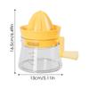 Easy Juicer Hand Cranked Fruit Squeezer Built-in Measuring Cup and Filter for Orange Lemon and Grapefruit Practical Kitchen Tool