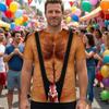 Chest Hair Toupee T-Shirt, Men Funny Muscle Shirt with False Chest Hair, Six Pack Ugly Muscle Tee, Loose Fit Shirt for Bachelor Party Carnivals