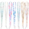Marble Printed Neck Strap Keychain Lanyard For Keys ID Card Badge Holder Keycord DIY Hanging Rope Mobile Phone Accessories