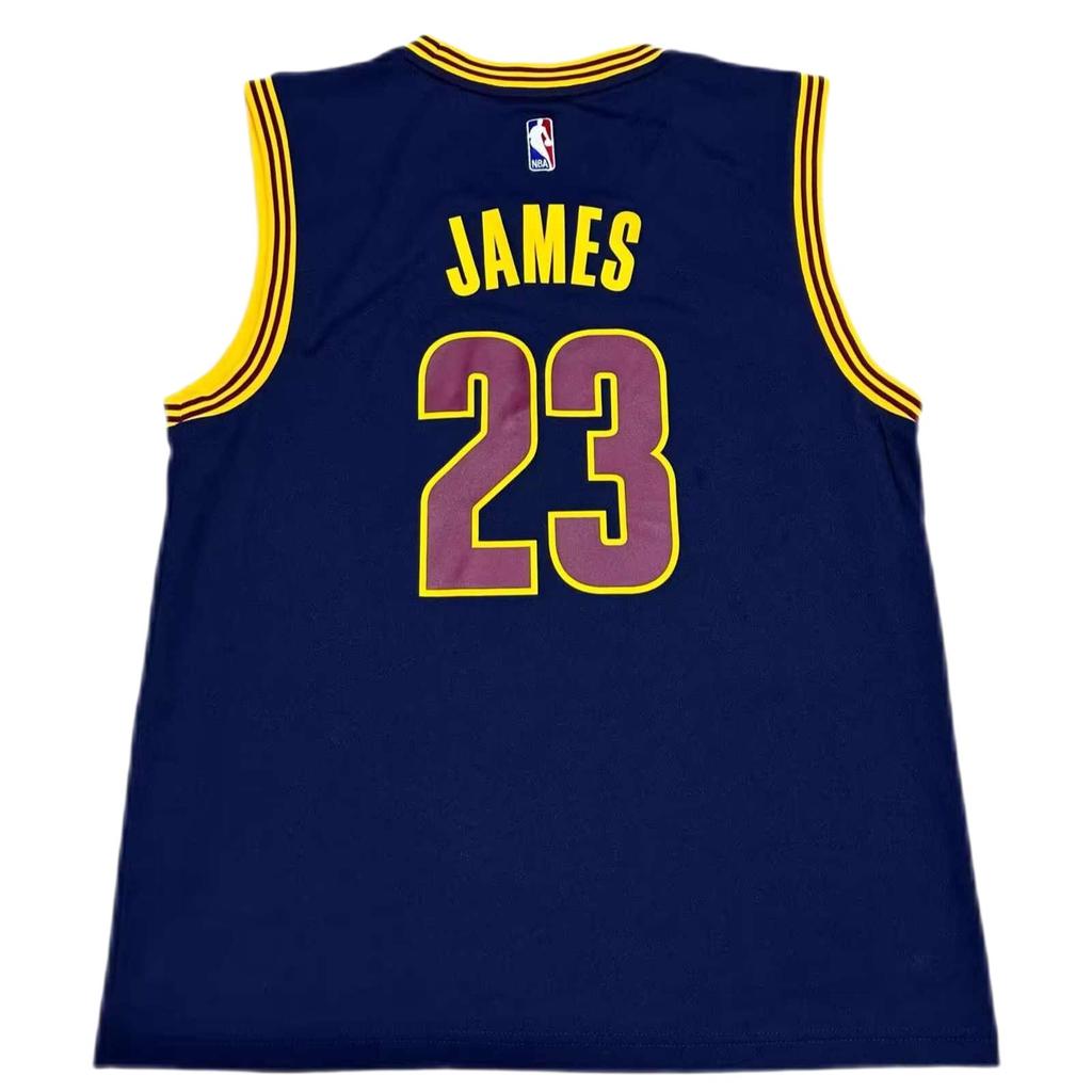 Adidas X NBA Collaboration LeBron James Cavaliers 23 Sleeveless Crew Neck Comfortable Basketball Jersey Unisex Jersey Navy-Blue 7818A-CVW-AEB2581