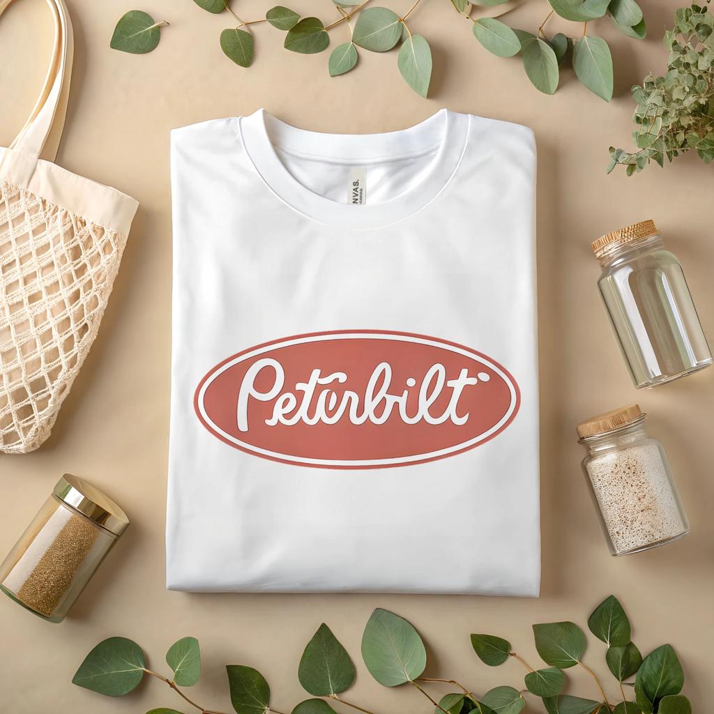 Peterbilt Logo T-Shirt – Classic Truck Brand Graphic Tee A319