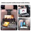 A08 Car Travel Table Board Multifunctional Height Adjustable Universal Headrest Mount Seat