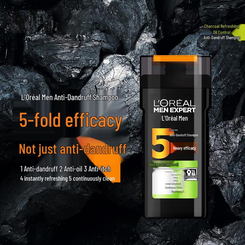 L'Oréal Men Expert Charcoal Oil Control Shampoo