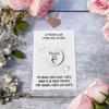 Pocket Hug Love Herz Token Dekoration mit Grußkarte Holz kleines Herz Schild Ornament Freunde Familie Geburtstag Jahrestag inspirierendes Geschenk