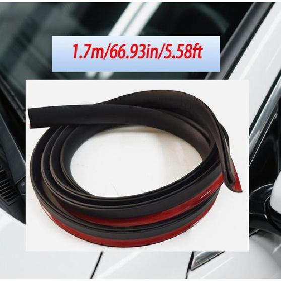 5.58Ft Windshield Rubber Seal Car Weather Stripping Trim T Shape Sealing Strip*1