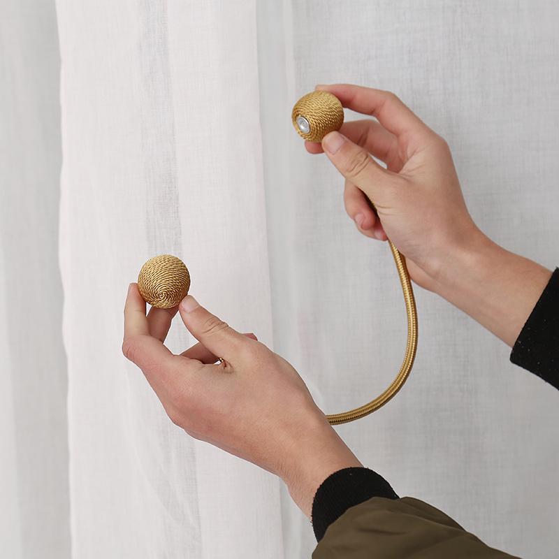 Modern Curtain Strap Window Curtain Cord Clips Curtains Buckle Magnet Buckle Accessories Hooks