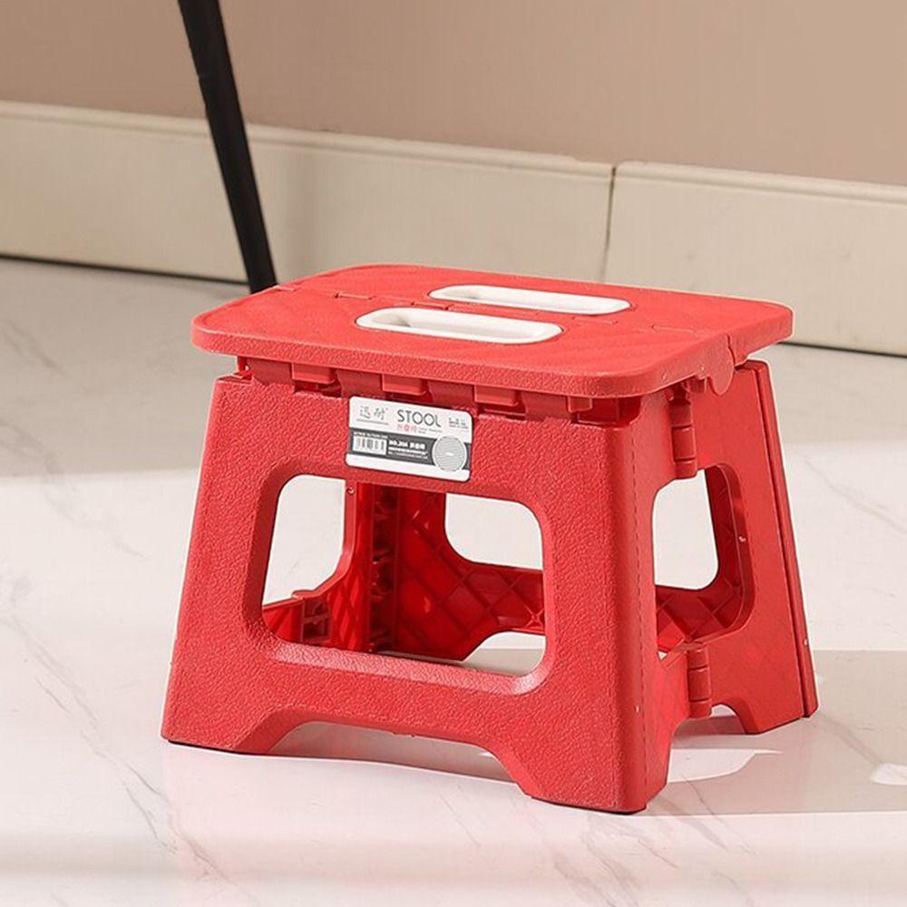 Lightweight Small Benches Handheld Foldable Stool Multi Purpose Footstool  Adults