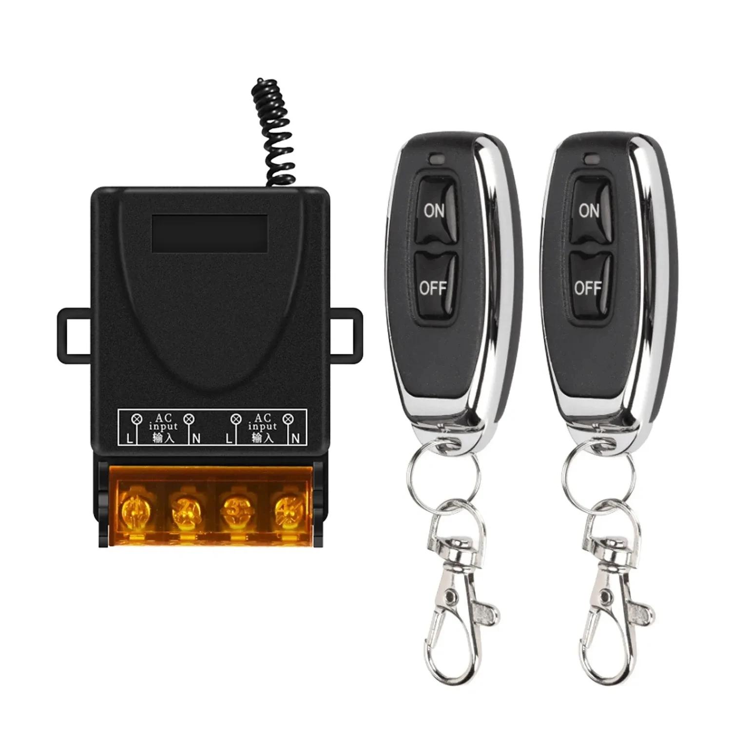 

433Mhz AC220V 30A High Power Remote Control Switch Transmitter For Water Pump Motor LED Electric Appliance On Off Device