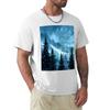 Winter Night TShirt Large Size Casual Tee Shirt