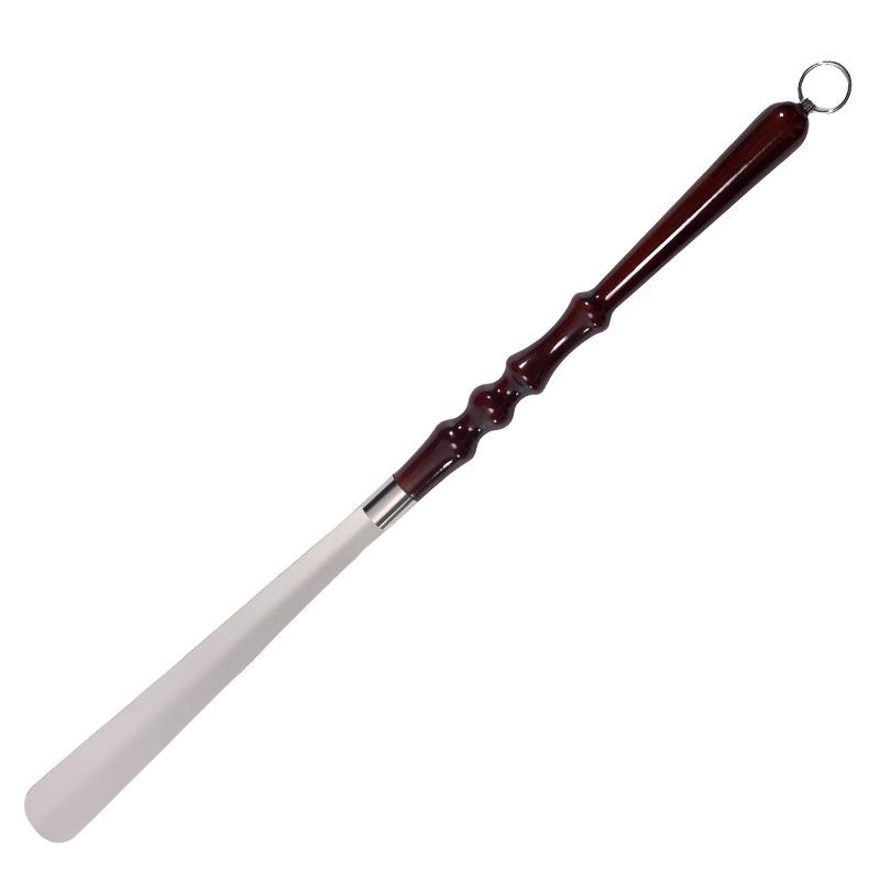 Extended Handle Stainless Steel Shoehorn for Easy Use - Household Shoe Lifter