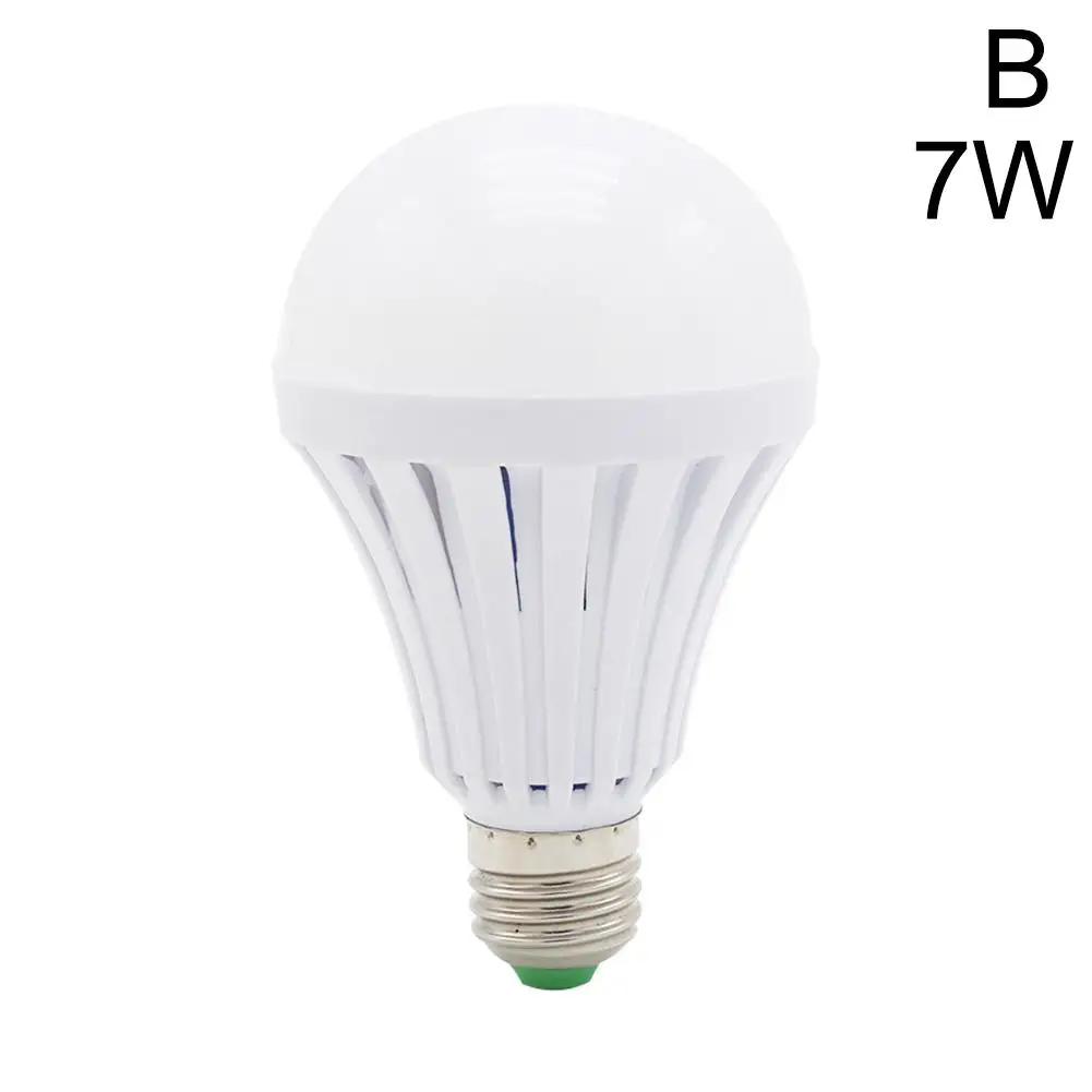 E27 Emergency LED Light Bulb 5W/7W/9W/12W/15W Rechargeable 1200mAh 6000K Battery 220V for Camping Tent Lamp Outdoor Lighting