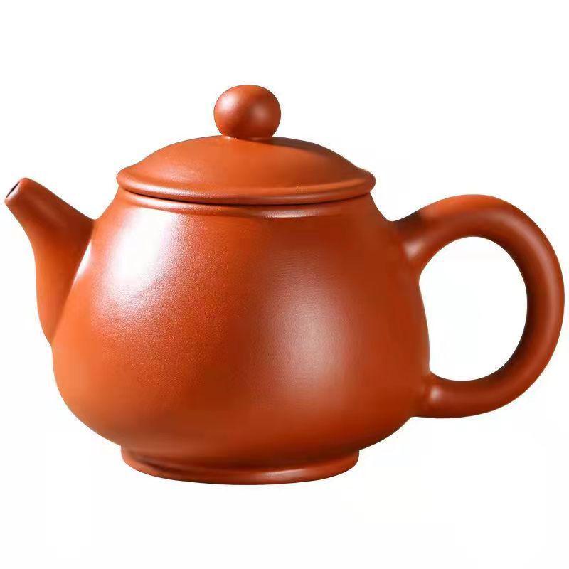 Handmade Zhu Ni Ore Teapot with Ball Hole Ceramic Filter - Small Gongfu Tea Set