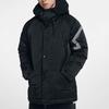 Jordan Casual Sports Warm Hooded Thickened Mid-Length Down Jacket Men Outerwear Black AA1952-010