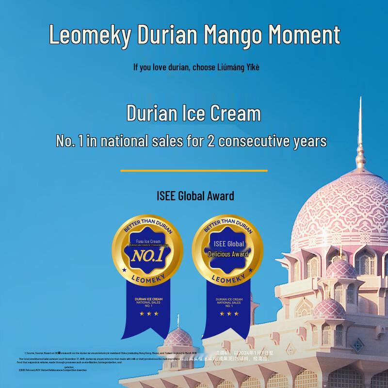 Momento Durian Mango Gelati su Bastoncino Durian Musang King