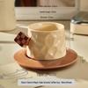 European Style Ceramic Coffee Cup and Saucer Set