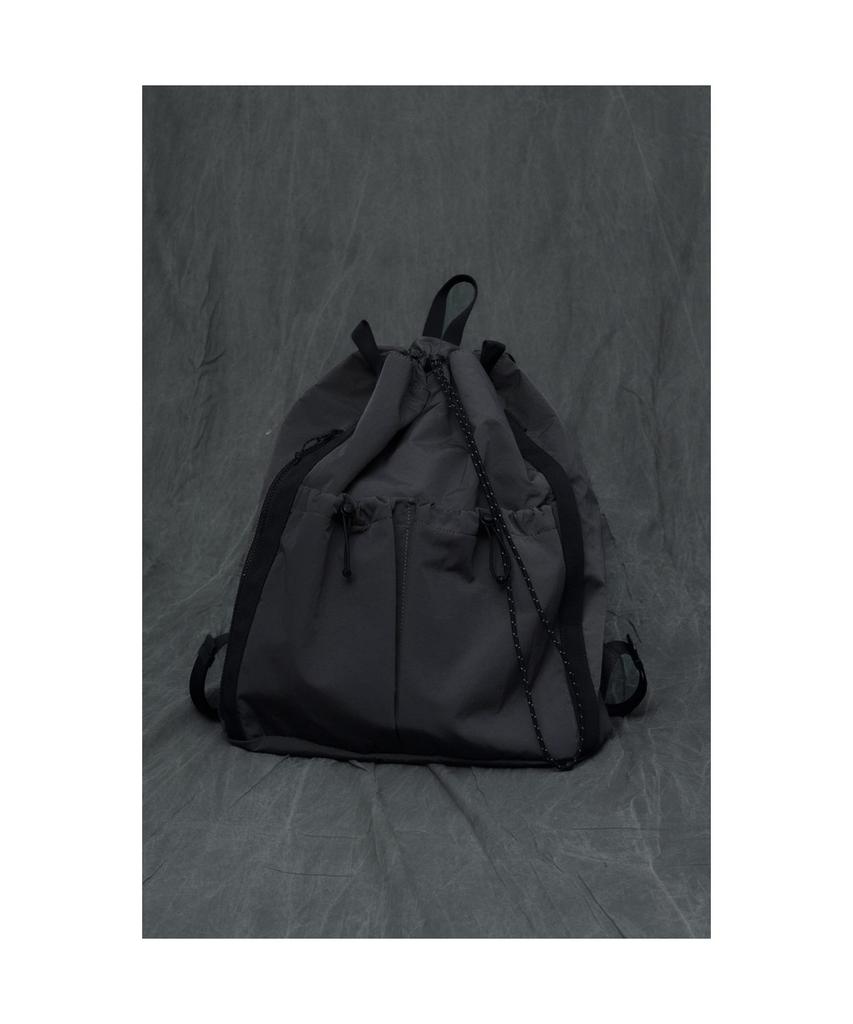 Customellow Gray Draw String Backpack Crbax25001Gyx