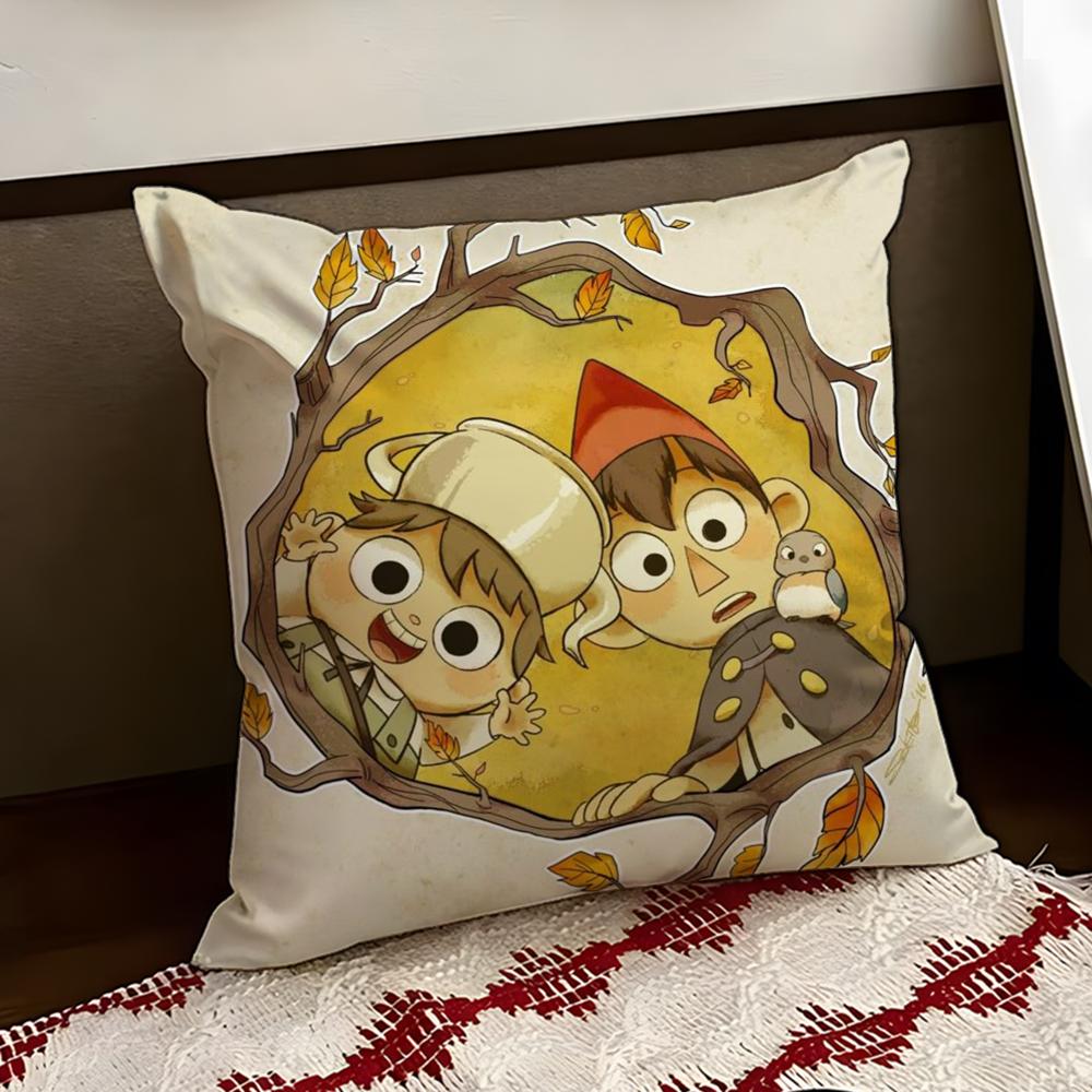 OOver The Garden WallS Cushion Cover Reversible Soft Durable Pillow Cover Home Car MultiScene Use for Daily Comfort