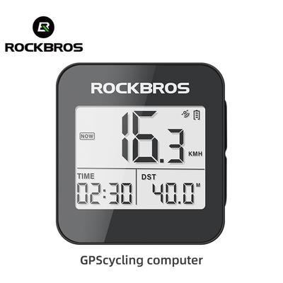 Rockbros GPS cyklopočítač Vodotěsný Bezdrátový Tachometr Profesionální