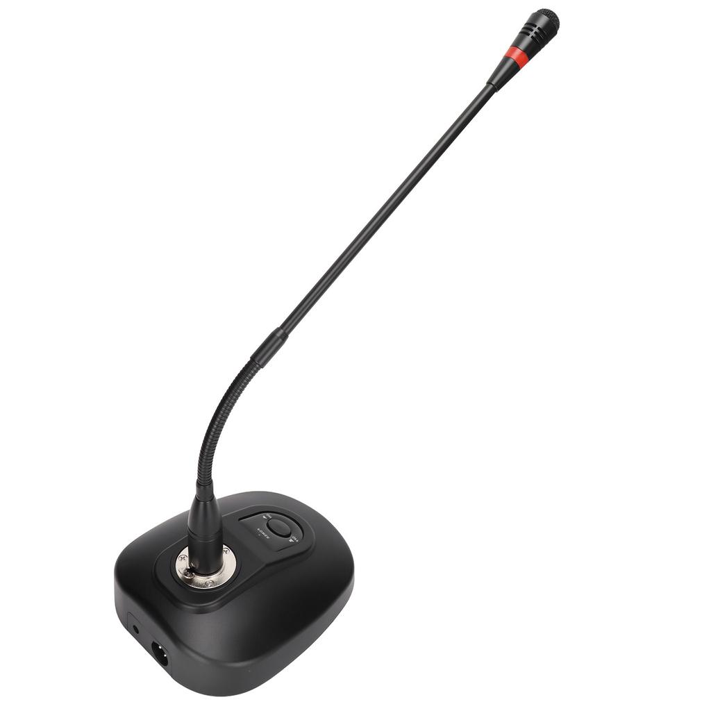 Gooseneck Wired Microphone Adjustable Desk Microphone with XLR To 6.35mm Cable for Conference