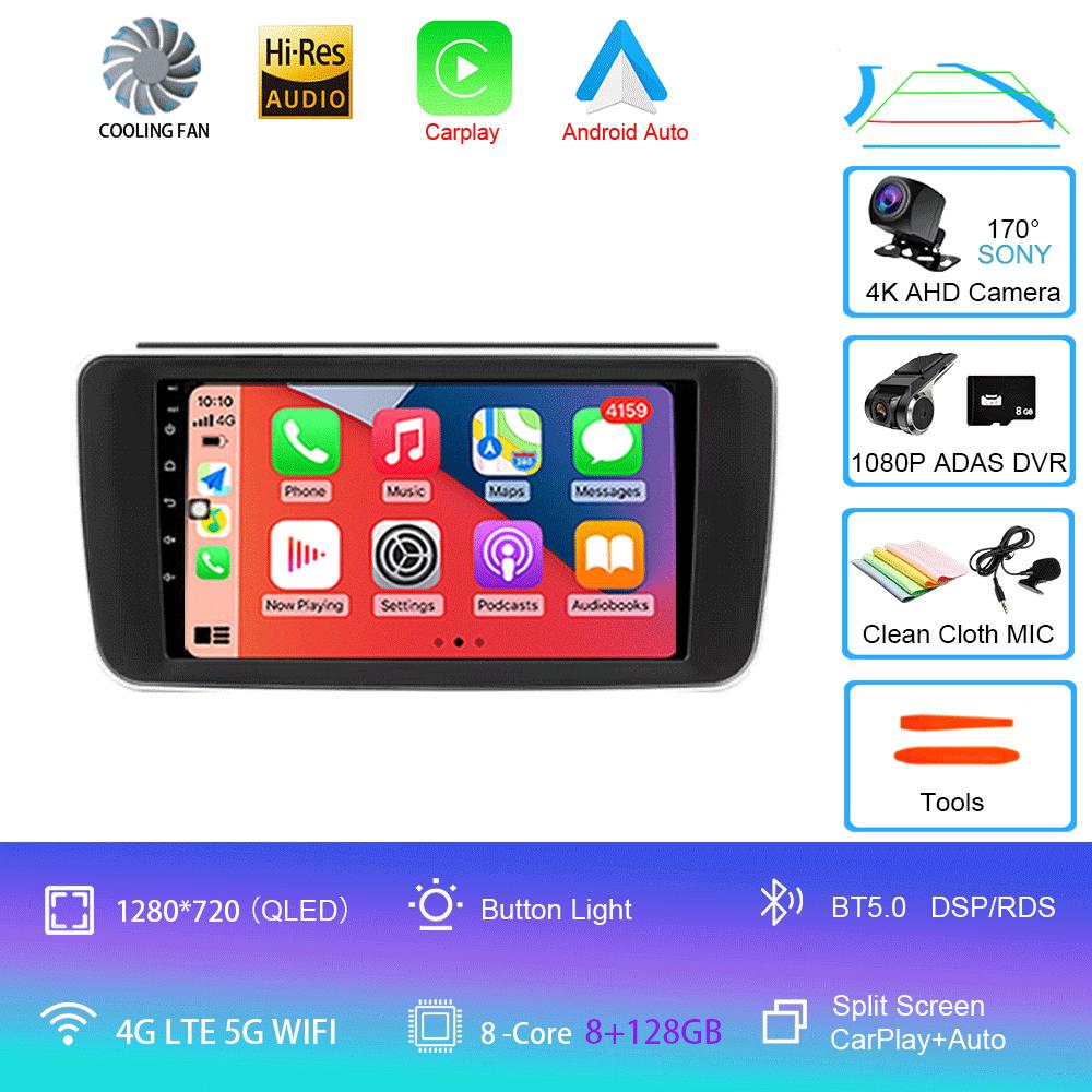 Android 14 For Nissan Leaf ZE1 2017 - 2024 Octa-Core HU 4G Car Radio Multimedia Video Player Navigation GPS 360 camera Wifi