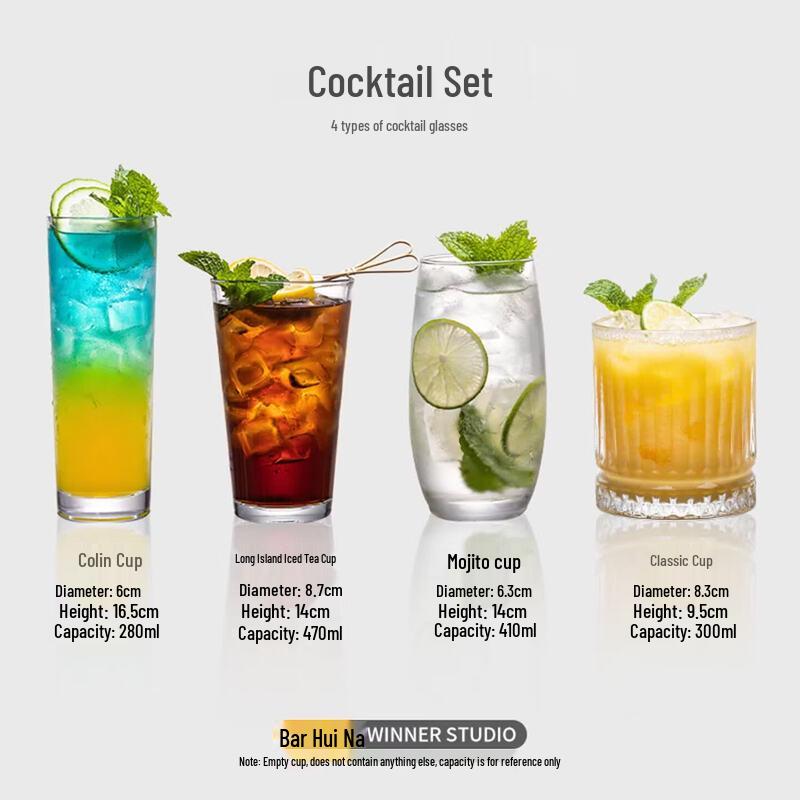 Cocktail Highball Glass